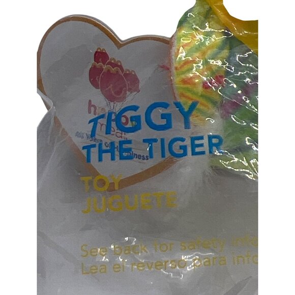 McDonalds HapTy Teenie Teeny Tys Tiggy The Tiger Plush Toy New In Package Vintag - Picture 3 of 5